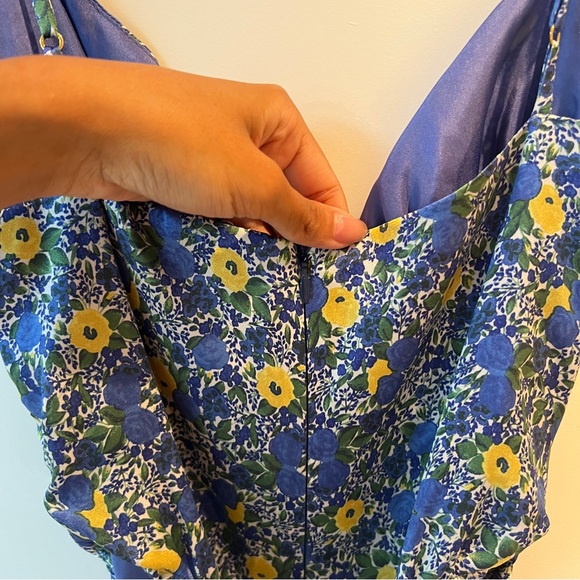 Heavy Manners Forget Me Not Silk Bodysuit - Picture 5 of 9